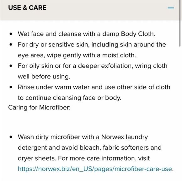 Norwex Body and Face Cloths Denim Set of 3 NWT - Picture 6 of 8